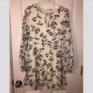 Floral Long Sleeve Dress